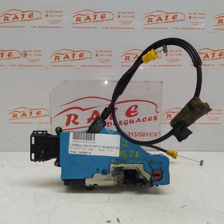 PEUGEOT 207 Urban CERRADURA PUERTA TRASERA DERECHA
