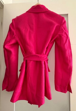 Traje Chaqueta Zara Rosa