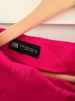 Traje Chaqueta Zara Rosa
