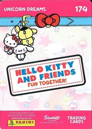 Carta 174 – Hello Kitty and Friends Fun Together!