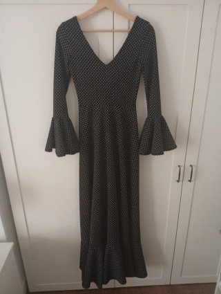 Traje Flamenca Negro Talla XS