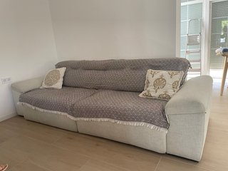 Sofá 4 plazas extensible a cama