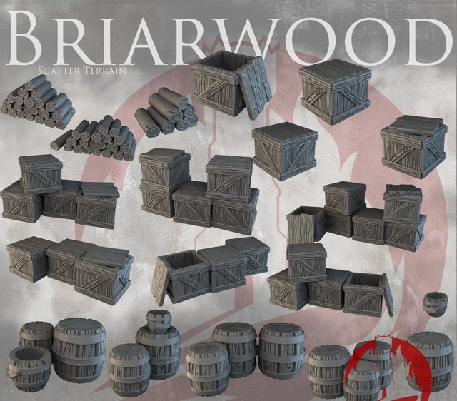 Briarwood Scatter Terrain 28mm