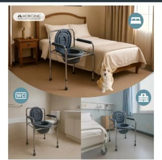 Silla WC Ortopédica Portátil MOBICLINIC