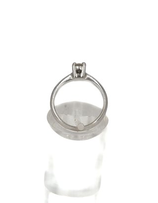 048-01-00060 Anillo Oro Blanco 18K Diamante