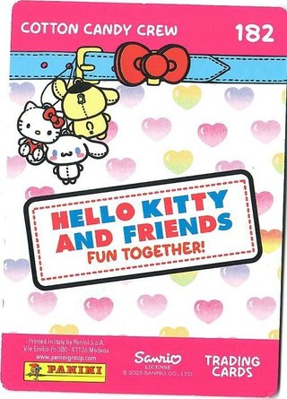Carta 182 – Hello Kitty and Friends Fun Together!