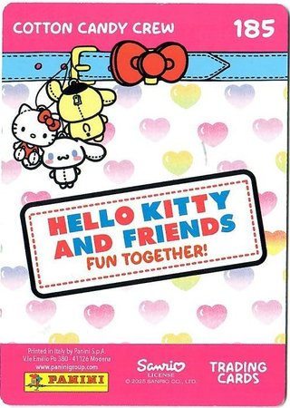 Carta 185 – Hello Kitty and Friends Fun Together!