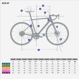 Bicicleta Carretera Endurance NCR AF Blanco Shimano Tiagra