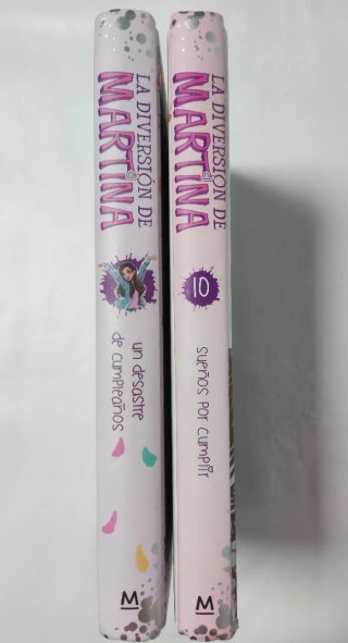 Lote 2 libros "La diversión de Martina"  Tapa dura