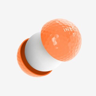 BOLAS GOLF x12 - INESIS SOFT 500 NARANJA