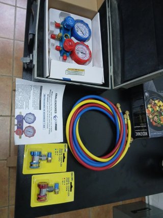 Juego Manómetros Gases Frigoríficos varios