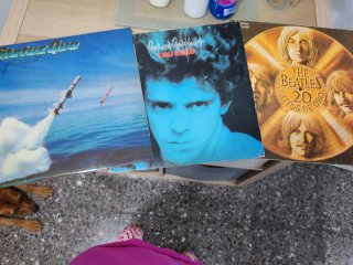 Mini cadena Philips con tocadiscos vintage