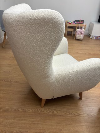 Butaca Kave Home borreguito beige