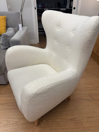Butaca Kave Home borreguito beige