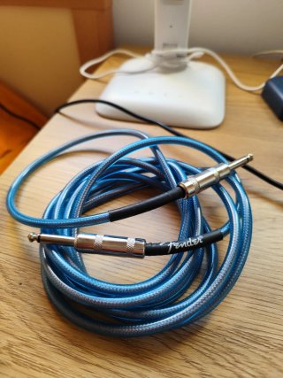 Cable Fender Guitarra Eléctrica 3m Azul