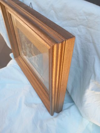 Quadro antico cornice legno pittura olio