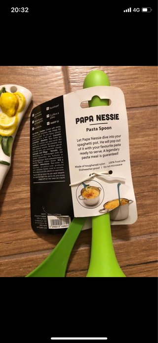 Posate Papa Nessie per pasta