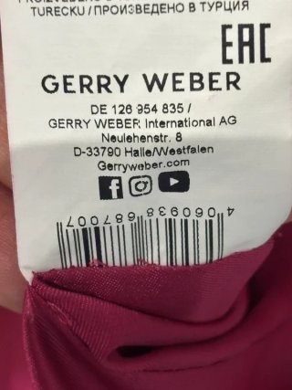Blazer Gerry Weber Mujer Rosa Nuevo