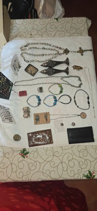 Lote Antigüedades todo es de plata  Piezas sueltas