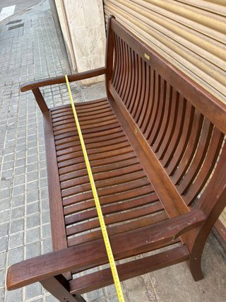 Bancos de madera maciza para jardín