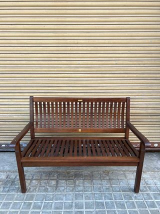 Bancos de madera maciza para jardín