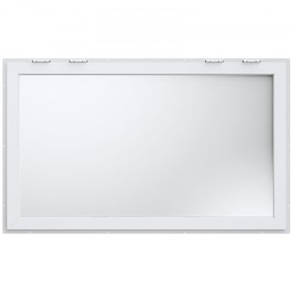 Ventana de Concesión 60"x36", Ventana de Servicio para Camión de Comida de Aleación de Aluminio con 4 Ventanas Deslizantes Horizontales y Puerta de Toldos y Gancho de Arrastre, Ventana de Servicio...