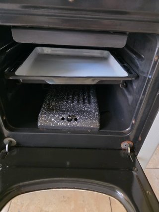 Cocina de gas natural con horno