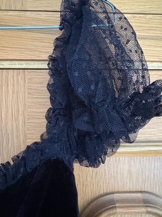 Blusa Terciopelo Negro Mireia Bisbe talla XL