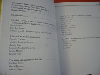 PRIMERAS JORNADAS DE MUSICA TRADICIONAL CANTABRA