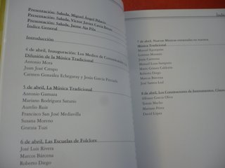 PRIMERAS JORNADAS DE MUSICA TRADICIONAL CANTABRA