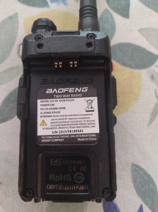 Walkie Talkie Baofeng UV-5R Radioaficionados