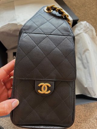 Bolso Chanel Hobo 25 Negro Piel Caviar