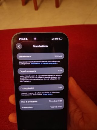 iPhone 16 Blu Oltremare 128 GB