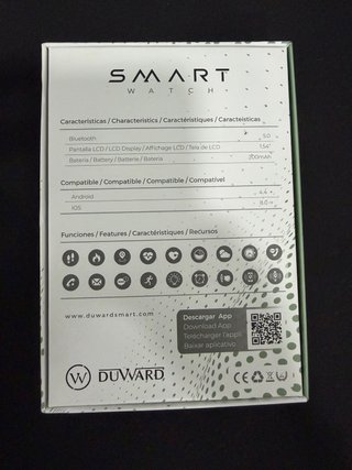 Smartwatch DUWARD Negro