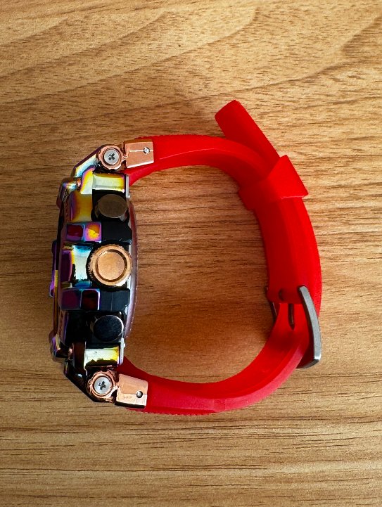 Reloj SMAEL 8027 Tornasol / Rojo