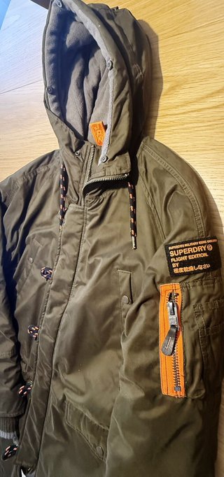 Campera Superdry The Parka Verde Talla XL