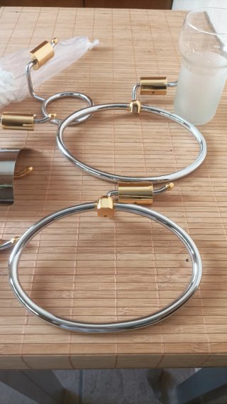 Juego Accesorios Baño 5 Piezas Cromo Nuevo