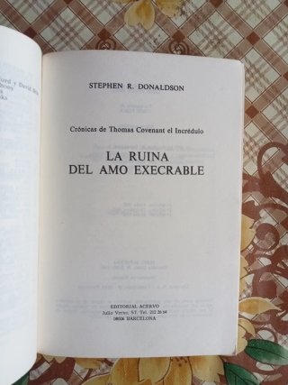 La ruina del ano execrable - Stephen R.  Donaldson