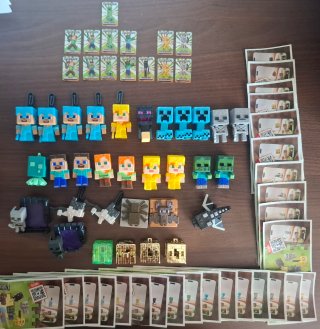 Colección Completa Minecraft Kinder Joy