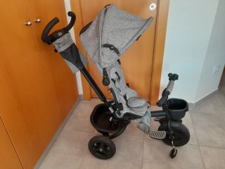 Triciclo Evolutivo KinderKraft Gris