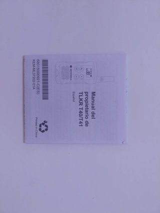 2 Walkies Motorola TLKR T40/T41 Rojos