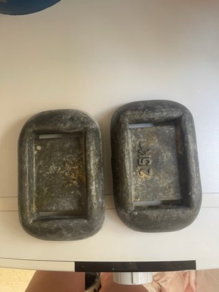 Plomos de buceo 2.5 kg (2 unidades)