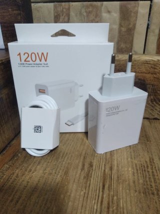 Cargador 120W y Cable Tipo C