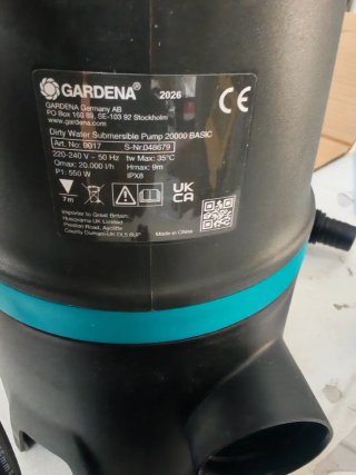 Bomba Sumergible GARDENA 2 en 1 Aguas Sucias