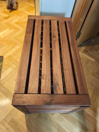 Banco Almacenamiento Exterior Madera IKEA