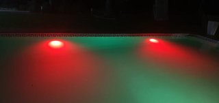 Foco Piscina RGB LED Azul y Plata