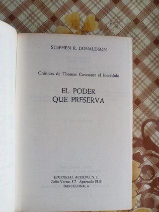El poder que preserva - Stephen R. Donaldson