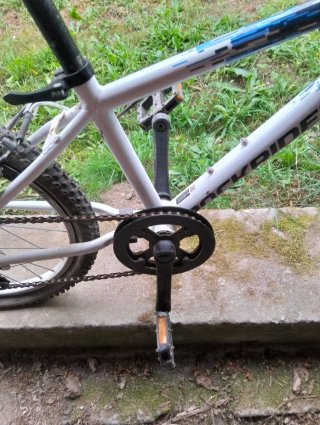 Bicicleta Rockrider blanca