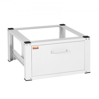 Pedestal de Lavandería 686mmW x 366mmH, Plataforma Base Universal para Lavadora y Secadora con Capacidad de 299kg, Base Multifuncional de Alta Resistencia para Lavadora con Cajón y Ricos Accesorios