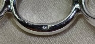 Pulsera rígida plata 925 eslabones